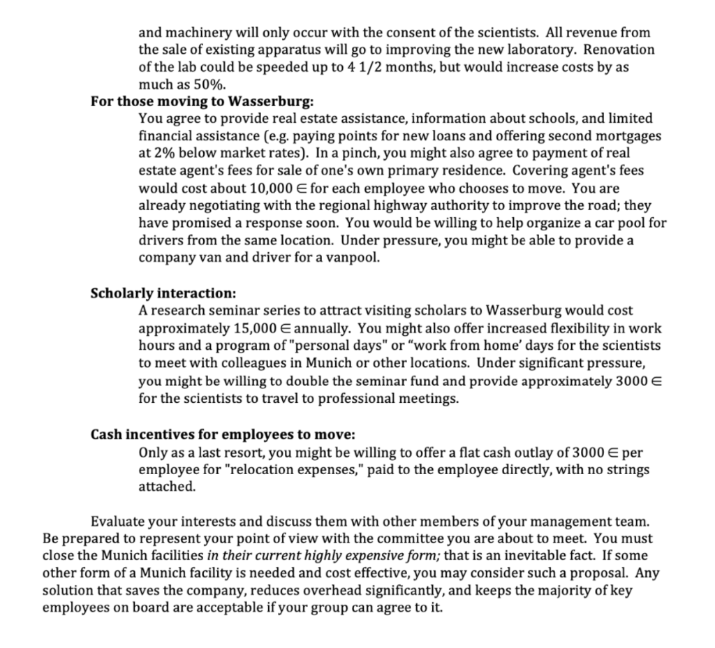 Eurotechnologies Inc. Case Study 1) What was the