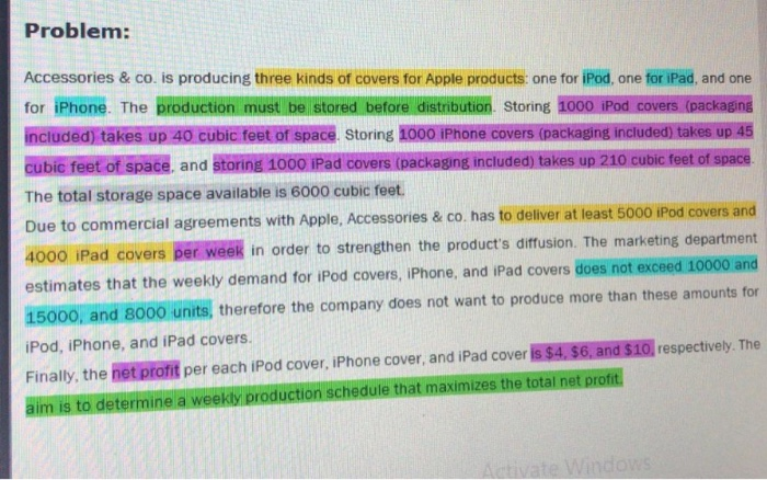 what is the 1.desicion variable and 2.objective