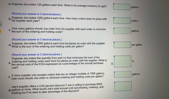 Joe Birra needs to purchase malt for his