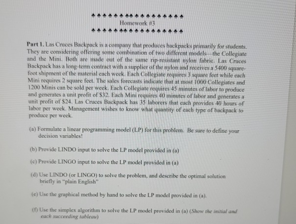 can you help me with part A and E and F Homework