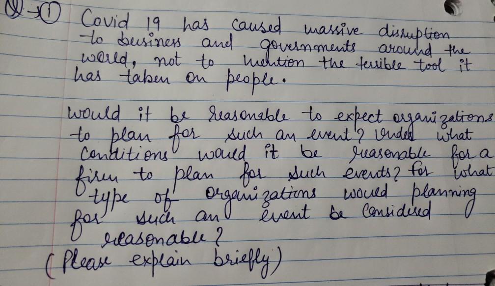 for such a gang ent be considered s Cavid 19 has