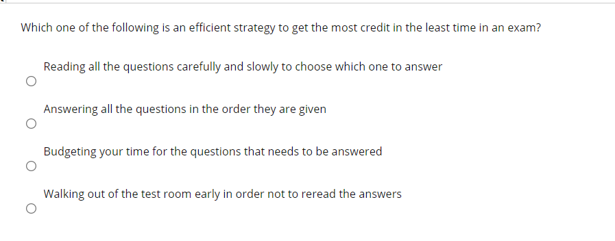 Which one of the following is an efficient