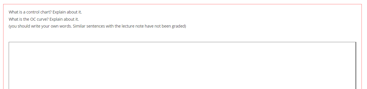 What is a control chart? Explain about it. What