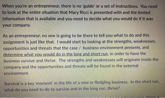 entrepreneurial management please dont answer the