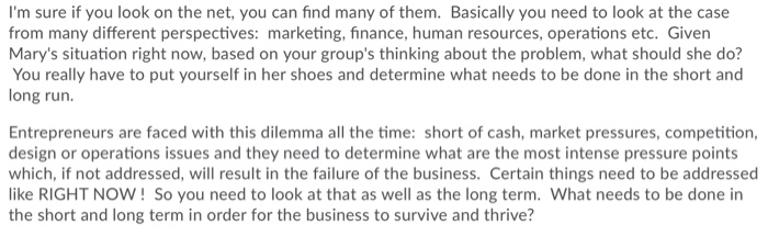 entrepreneurial management please dont answer the