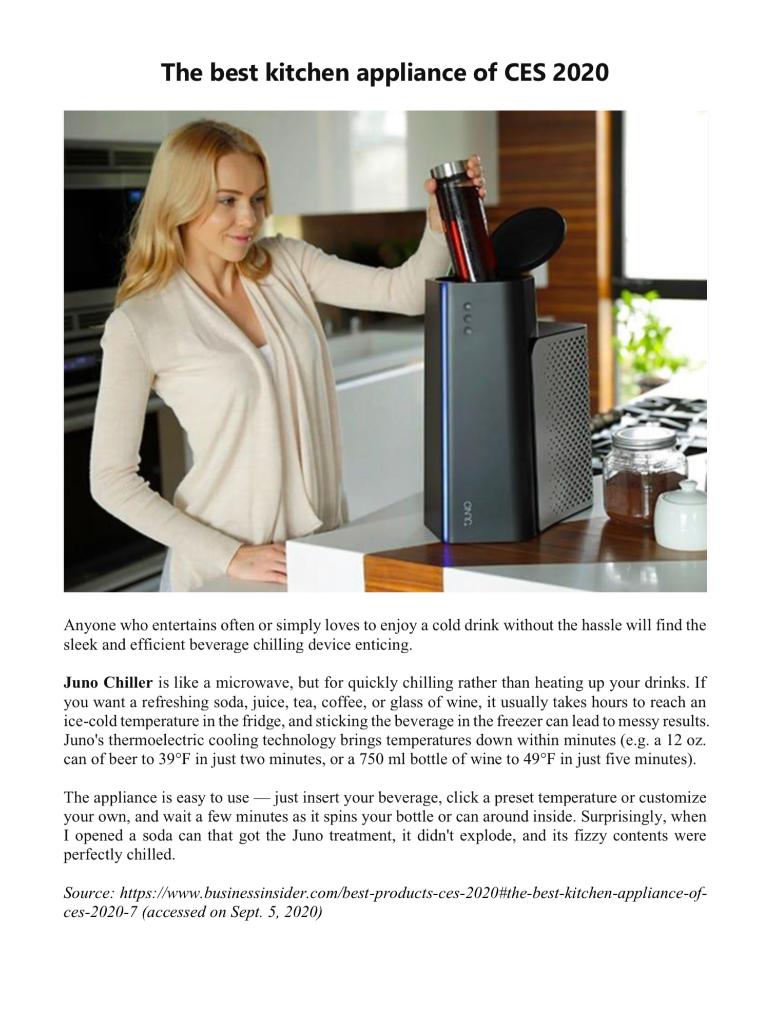 The best kitchen appliance of CES 2020 Anyone who