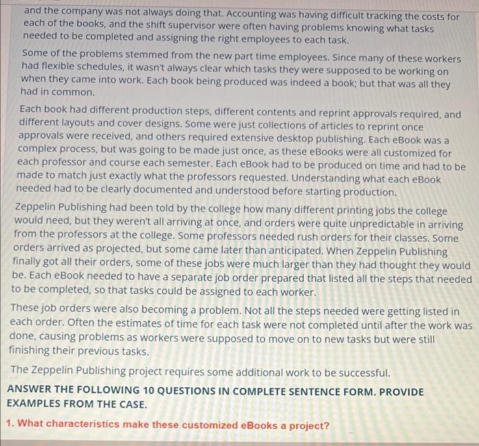 Q4 what are the milestones for the project ? Q5