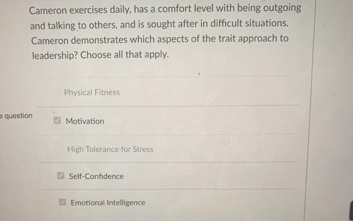 The principle of leadership states that there are