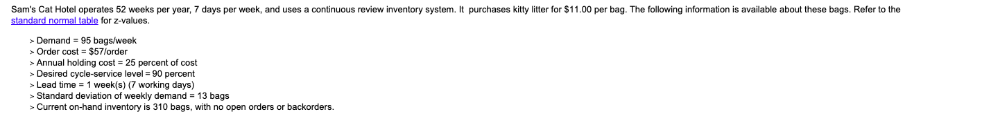 The item's economic order quantity is EOQ= The