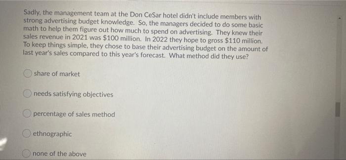 please help Sadly, the management team at the Don