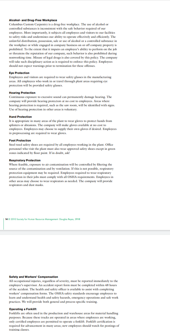 Regarding the Columbus Custom Carpentry Case