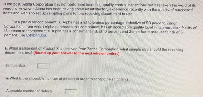 In the past, Alpha Corporation has not performed