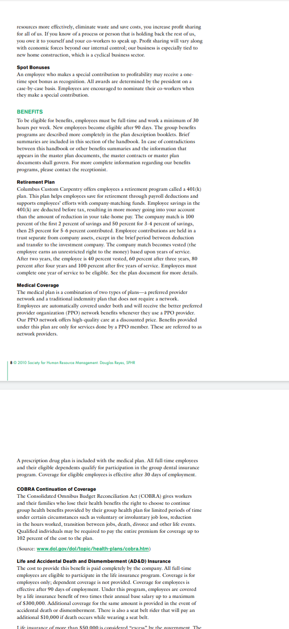 Regarding the Columbus Custom Carpentry Case