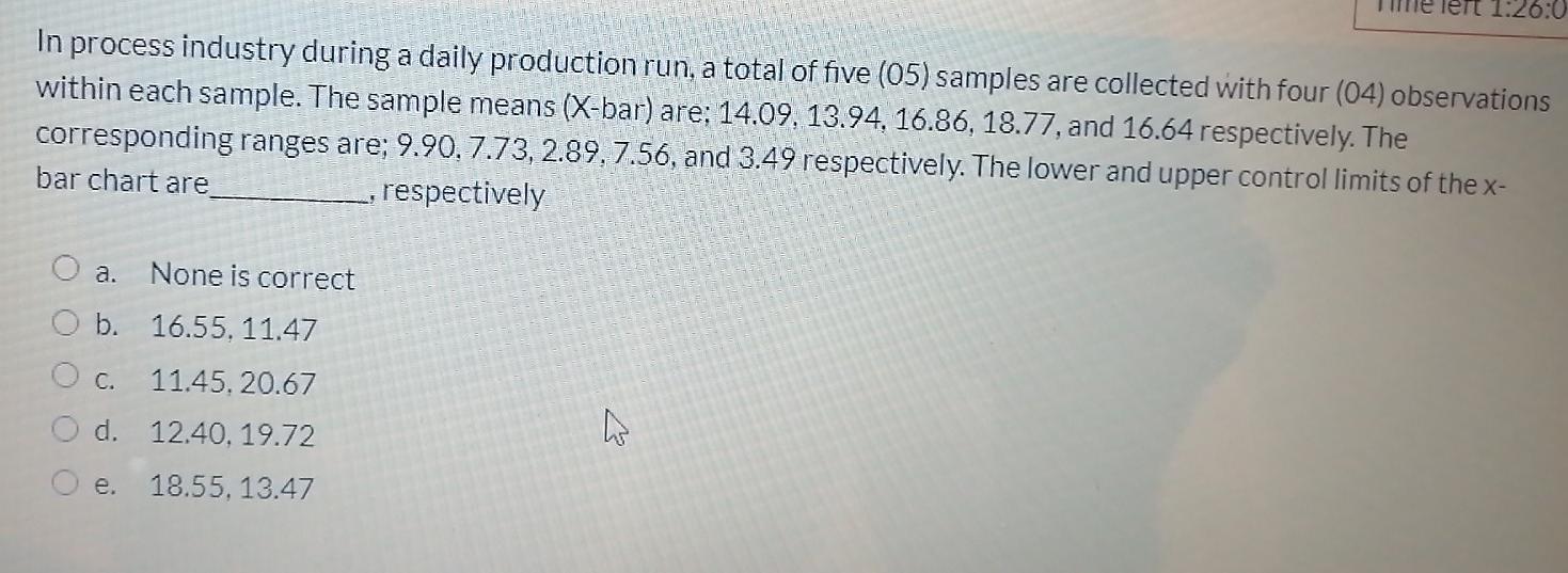 1:26:0 In process industry during a daily