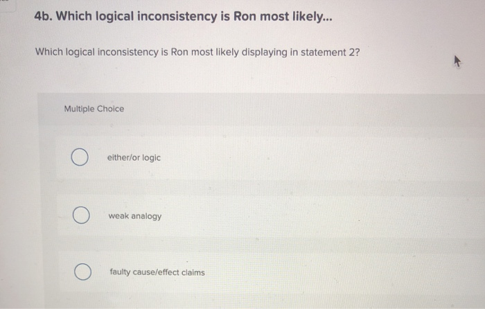 4. Identifying Logical Inconsistencies