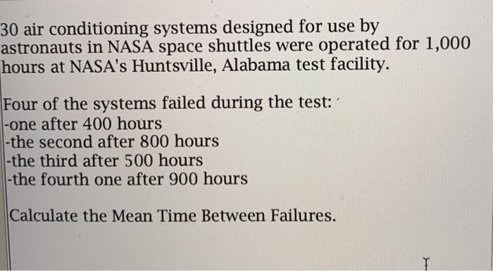 30 air conditioning systems designed for use by