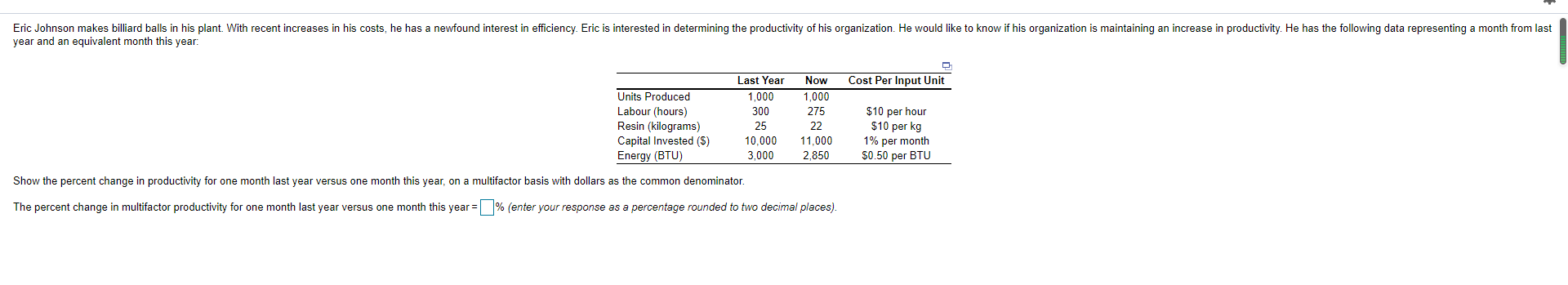 Eric Johnson makes billiard balls in his plant.