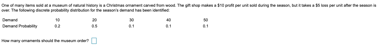 One of many items sold at a museum of natural