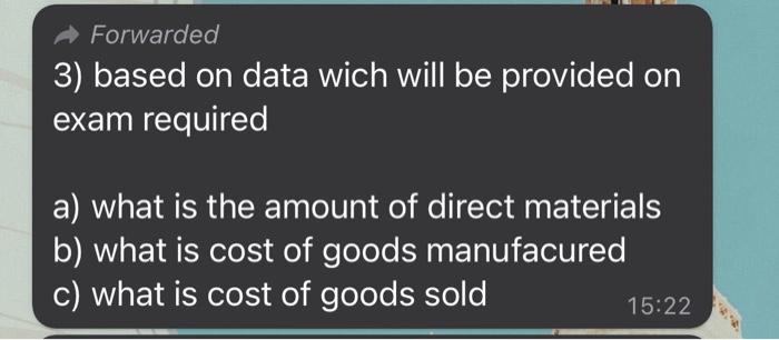 please write the full solutions :( strategic cost