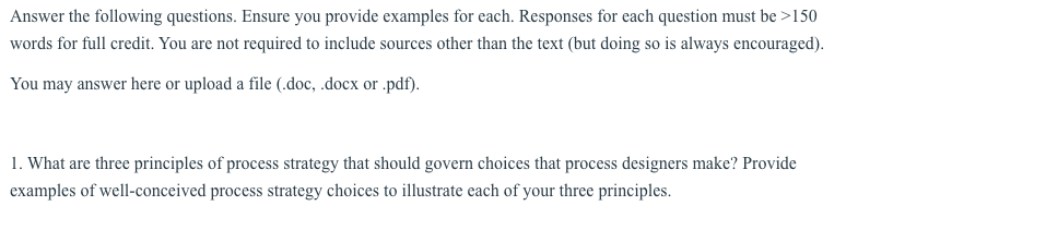 I have the answer to the first part of the