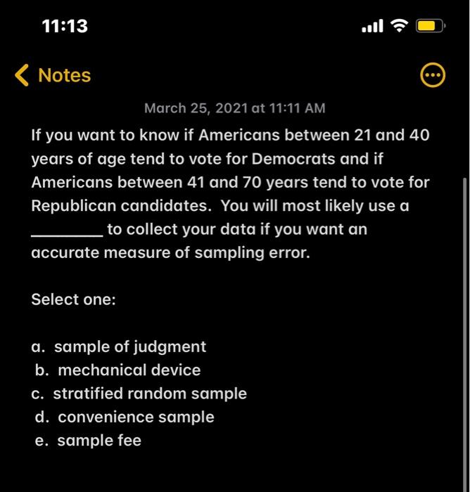 11:13 < Notes March 25, 2021 at 11:11 AM If you