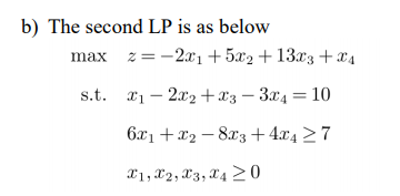 Exercise 2. Please write the dual of the below