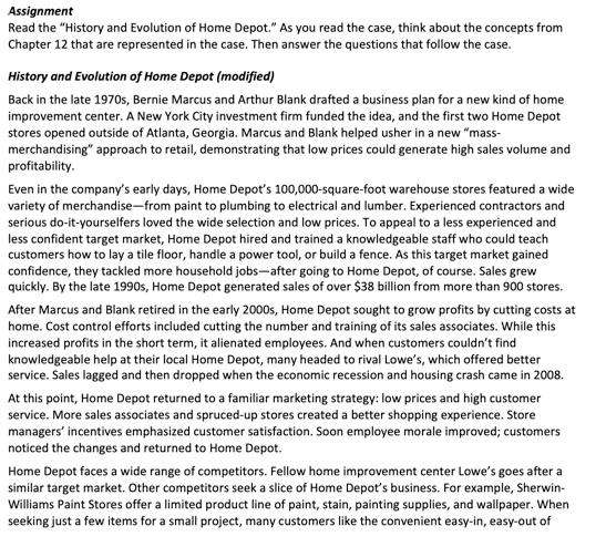 Assignment Read the "History and Evolution of