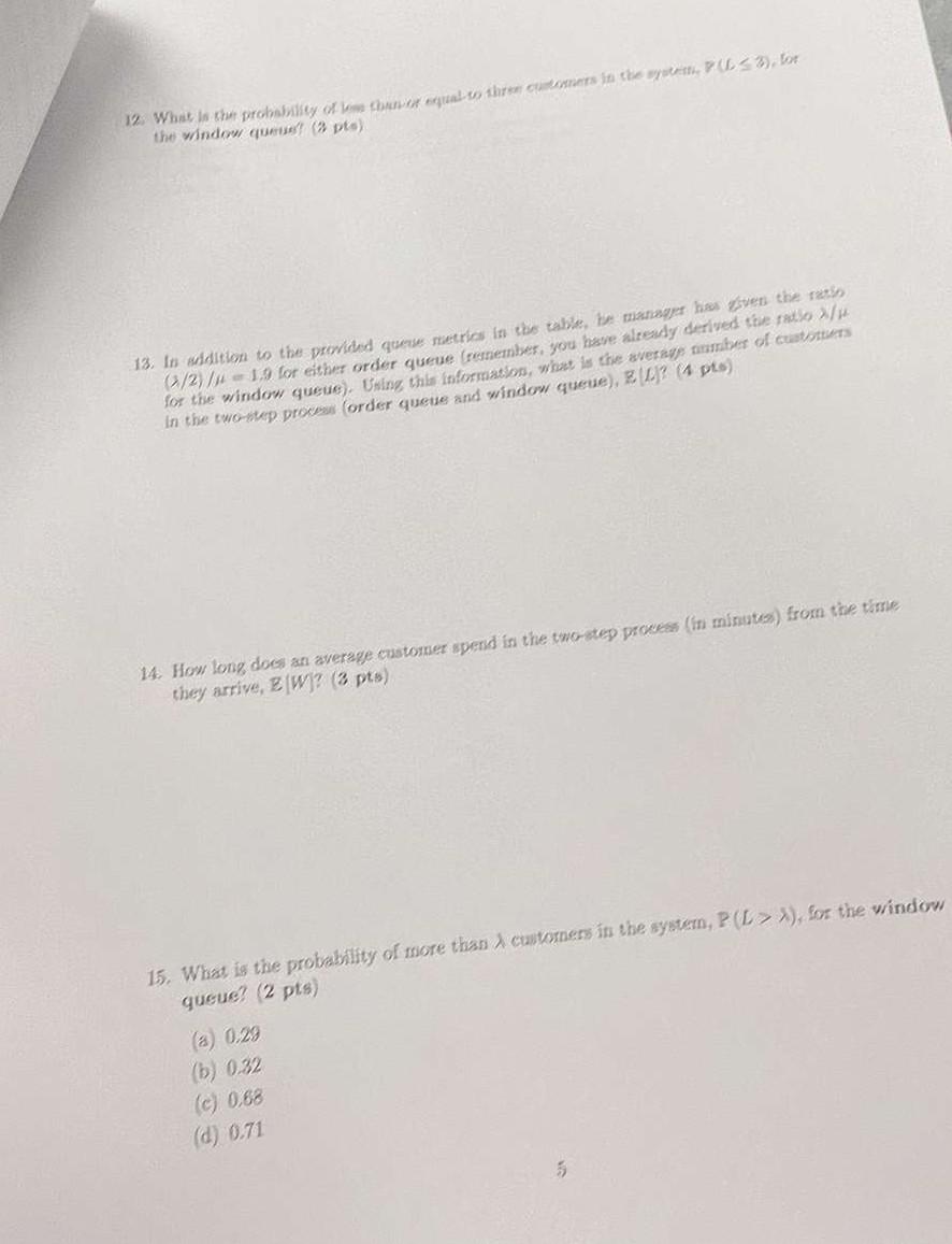 2 Queues and Space Allocation This is very