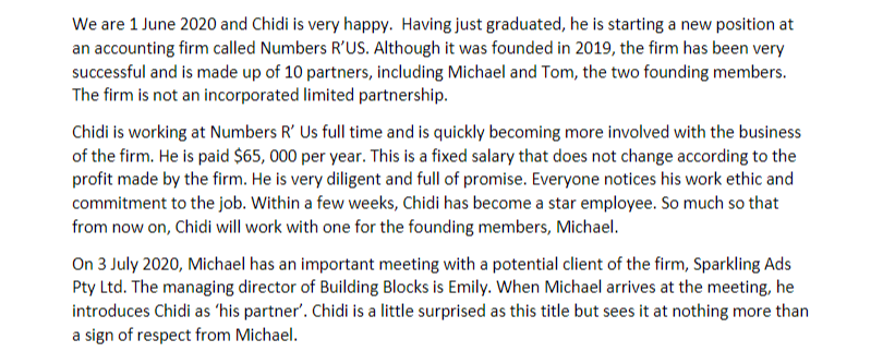 We are 1 June 2020 and Chidi is very happy.