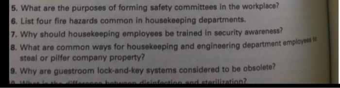 5. What are the purposes of forming safety