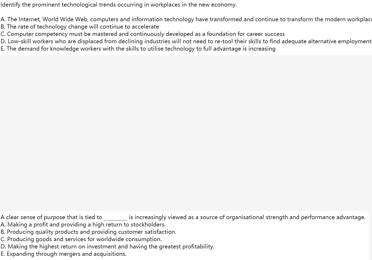 Identify the prominent technological trends