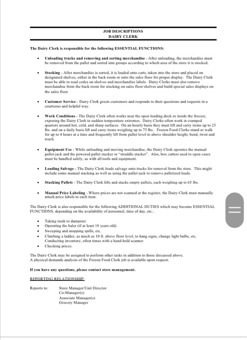 Homework #2: Job Evaluation Group Names and