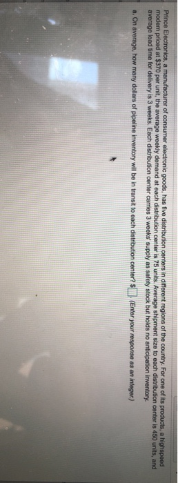 Solve A and B B= how much total inventory does