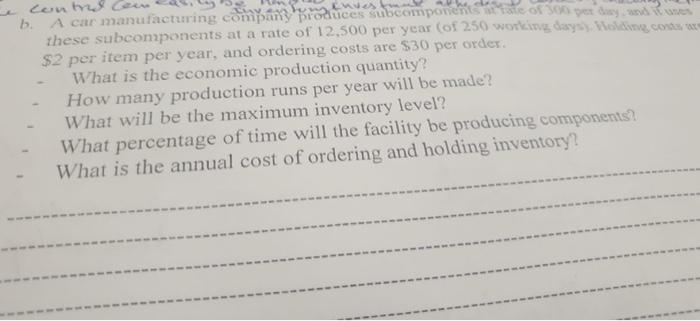 e contre ceen b. A car manufacturing company