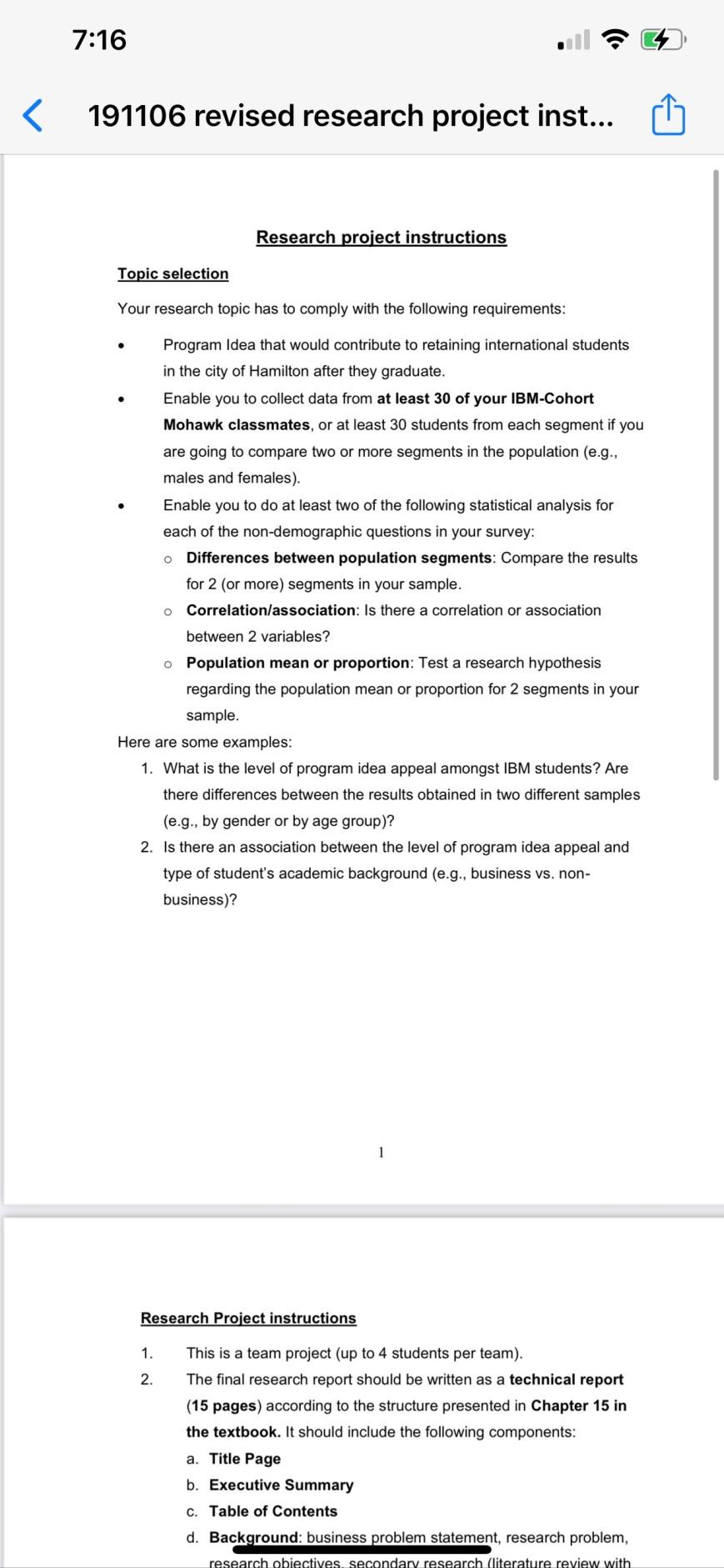 Data must be collected using an online surveying