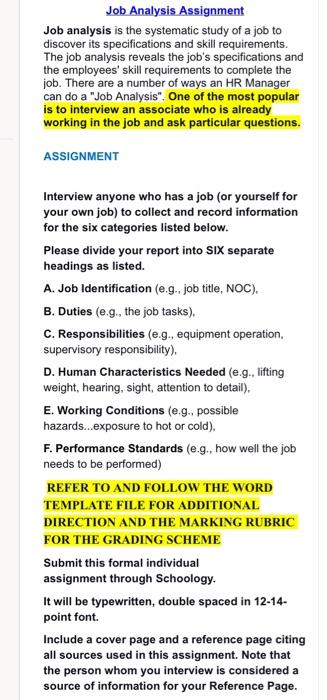 second picture is a template of assignment Job