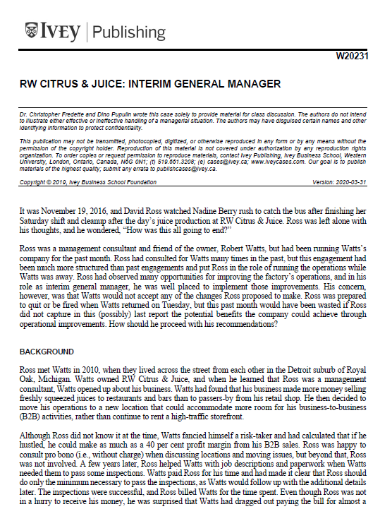 Watts and Ross find themselves constantly trying