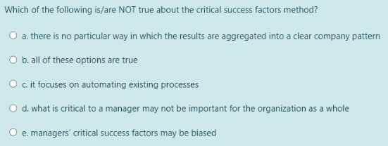 Which of the following is/are NOT true about the