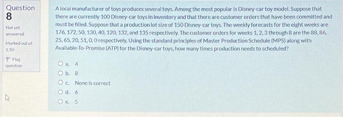 Time left 1:46:03 Question 7 Not yet answered