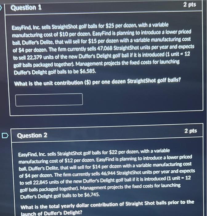 marketing class study help Easyfind, Inc, sells