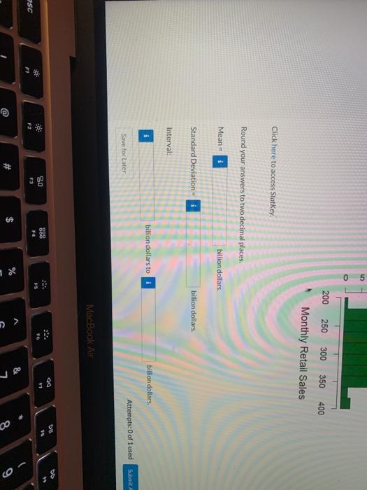 Question 7 of 54 < Summarizing Monthly Retail