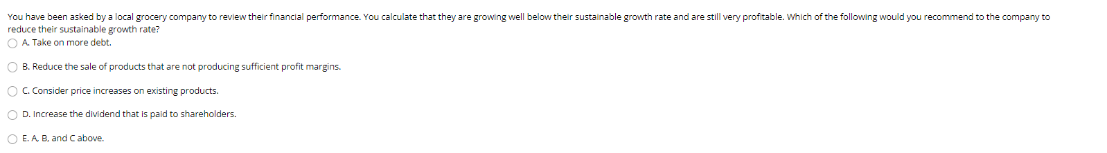 When doing pro forma projections, why do