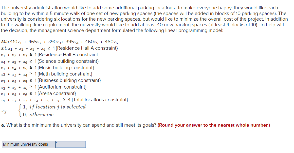 The university administration would like to add