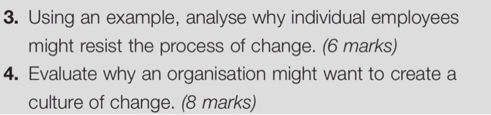 3. Using an example, analyse why individual