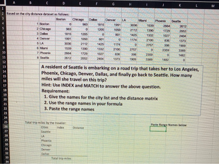 B D E F H I M LA 4 1332 3389 2 Based on the city