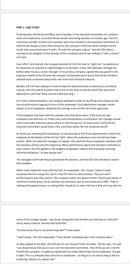 PARTL. CASE STUDY w arhod bent They thew France w