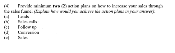 Select any product of choice then answer the