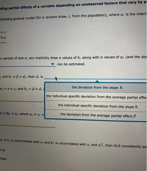 answer 5. Understanding partial effects of a