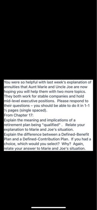 You were so helpful with last week's explanation