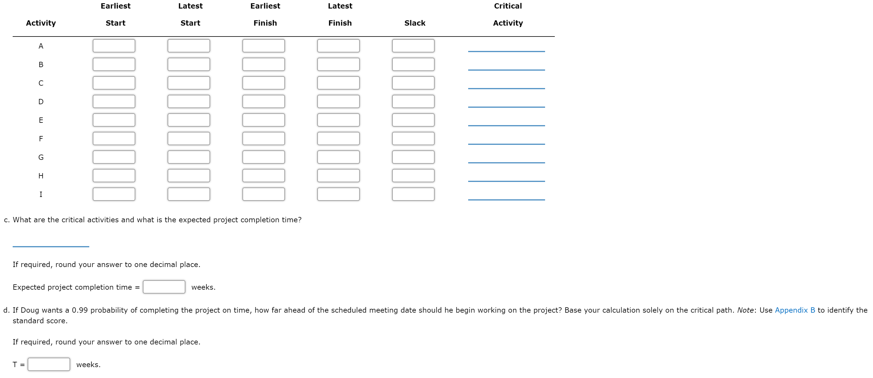 Problem 9-15 (Algorithmic) Doug Casey is in